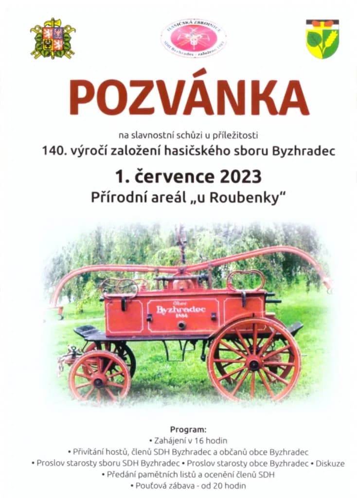 Pozvánka: 1.7. Byzhradec